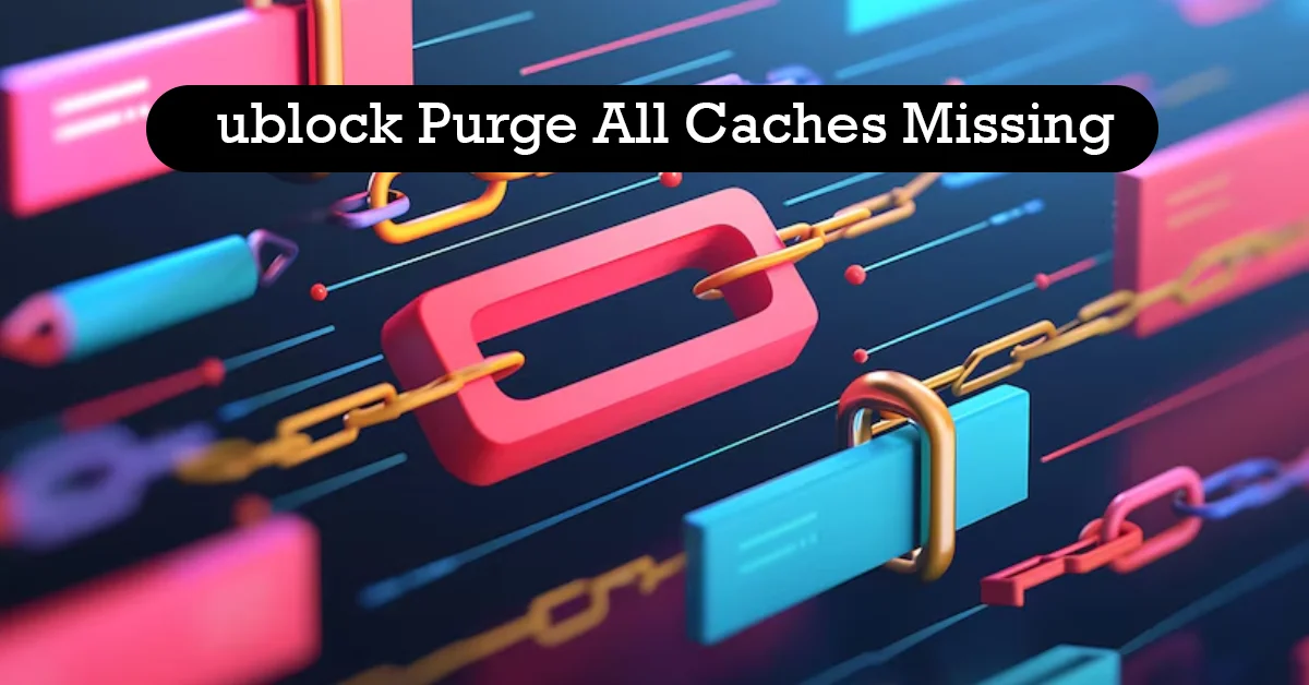 ublock purge all caches missing