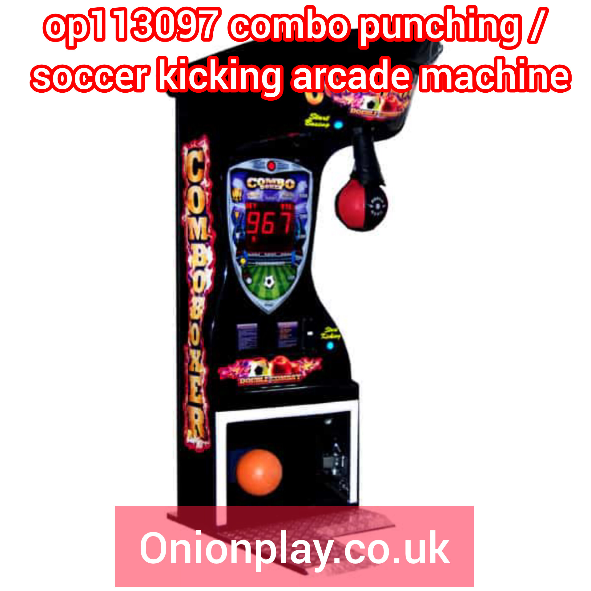 OP113097 Combo Punching / Soccer Kicking Arcade Machine