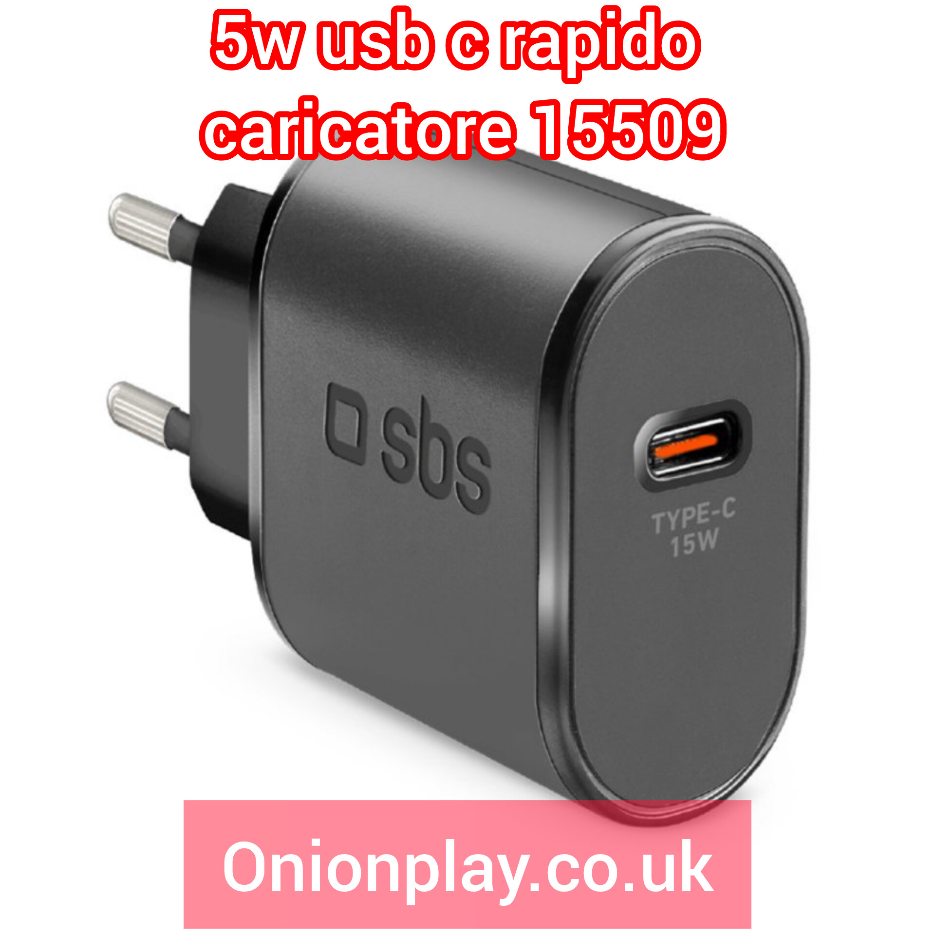 5W USB-C Rapido Caricatore 15509