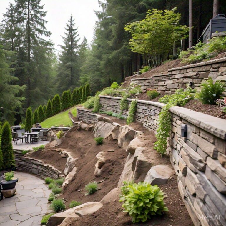 Transforming Sloped Yards with Creative Retaining Wall Designs