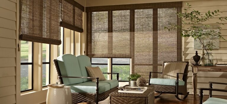 Natural Elegance: How Woven Wood and Roman Shades Bring Warmth to Your Interiors