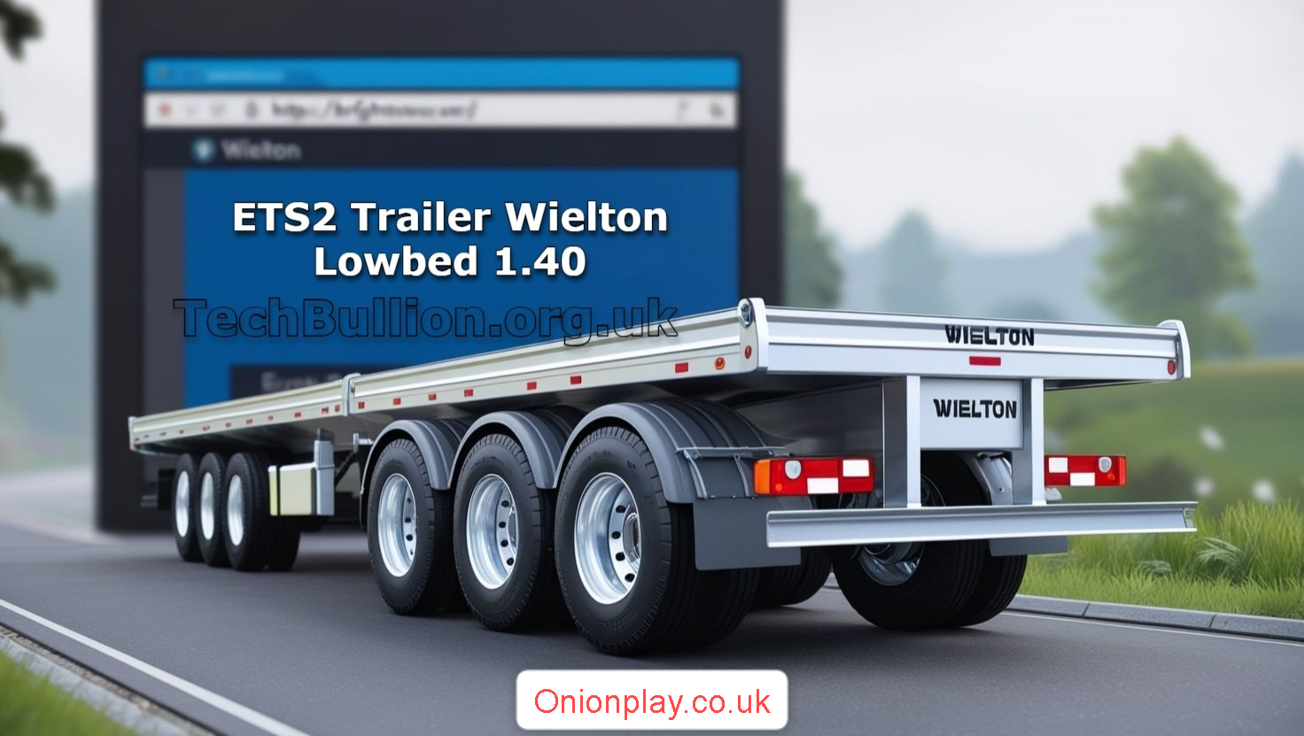 ets2 trailer wielton lowbed