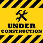 Under Construction Sign. Vector illustration