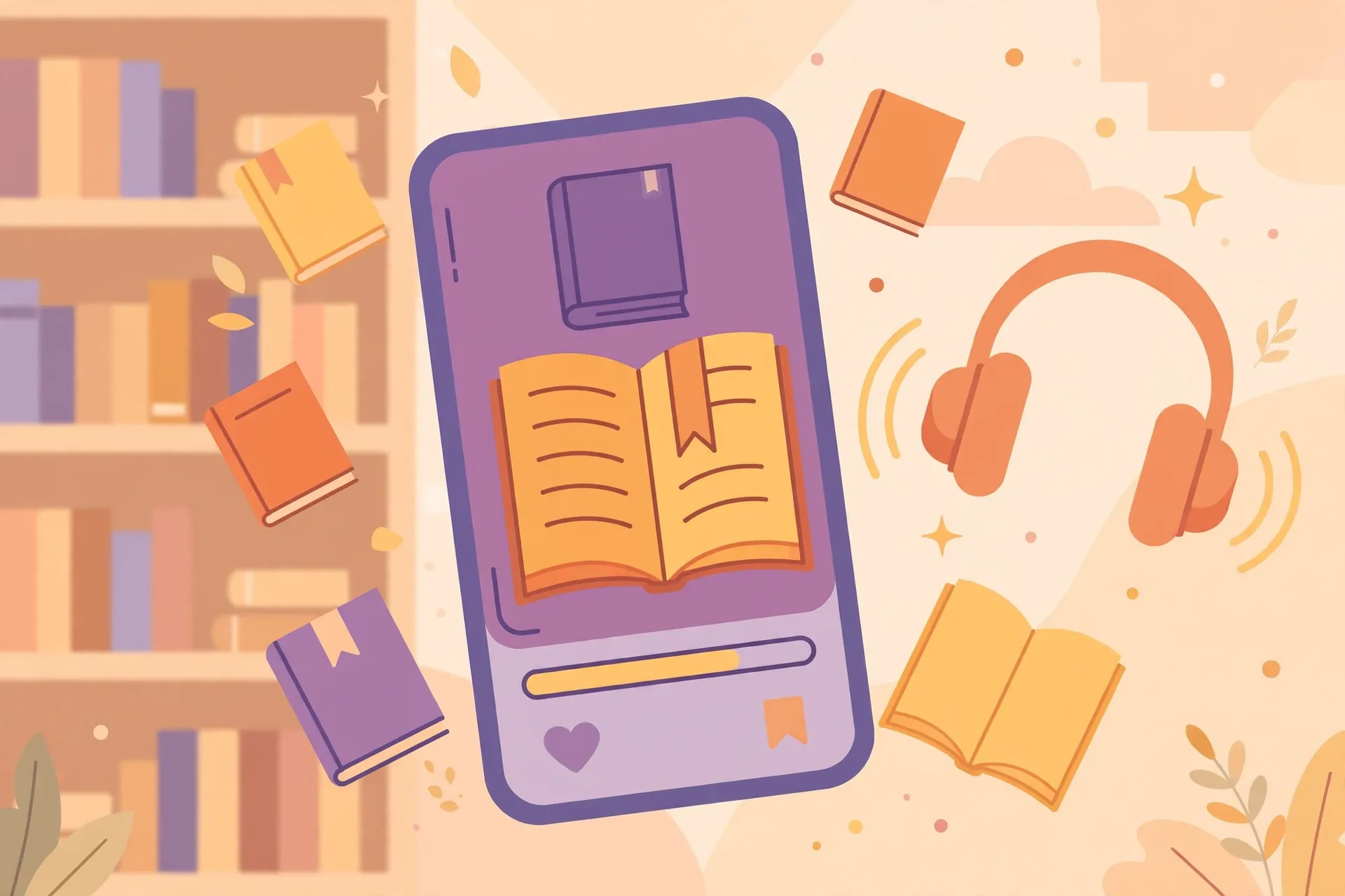 Phone showing the Libby app for borrowing library books