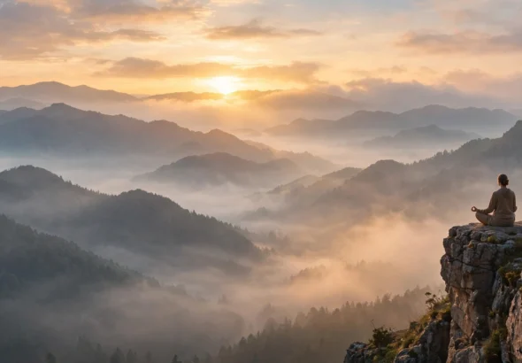 sunrise meditation banner