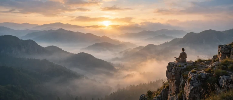 sunrise meditation banner